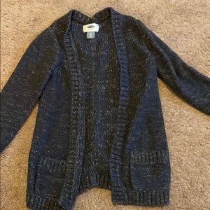 Toddler Girl Open Front Sweater